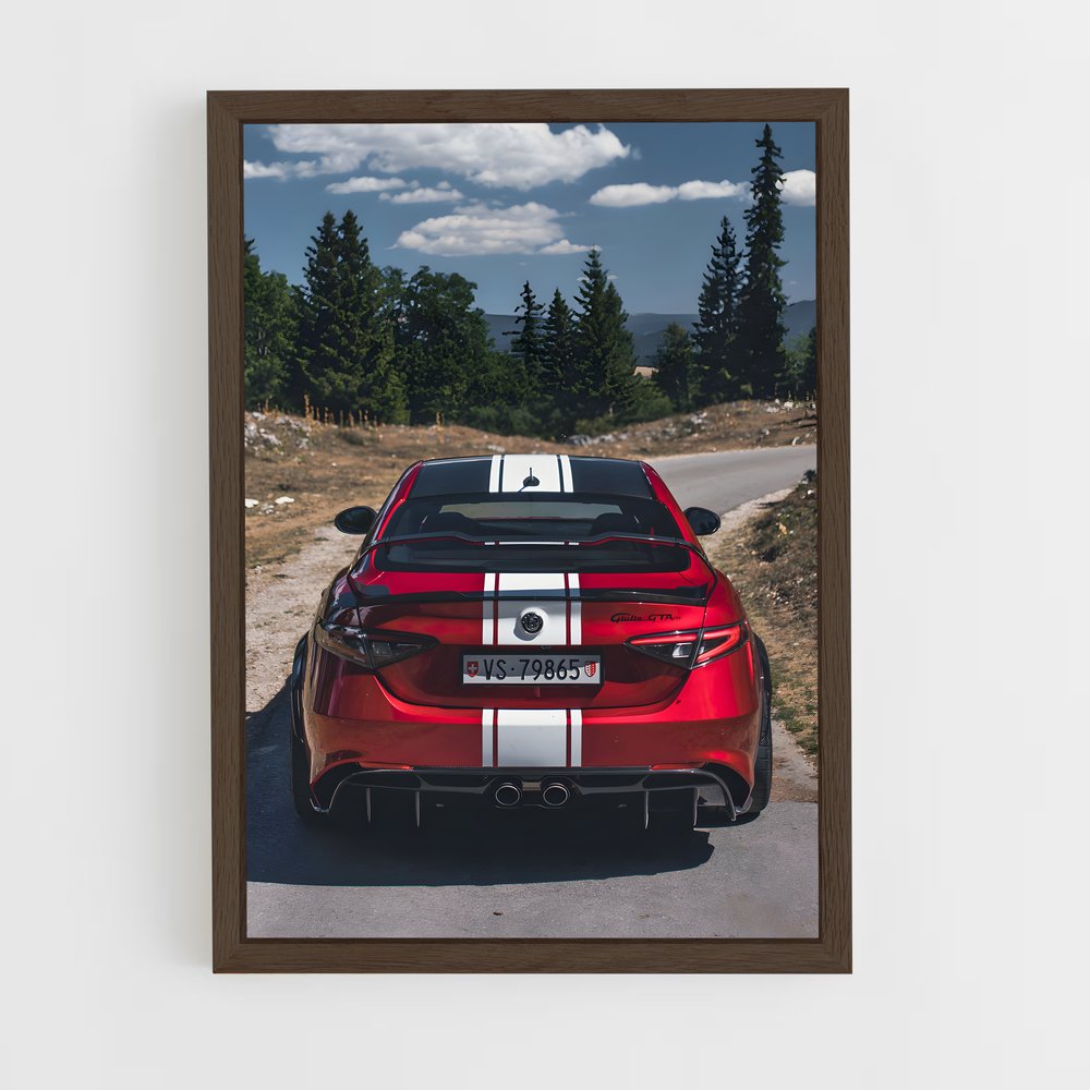 Poster L'Essence du Sport – affiche Alfa Romeo (vue 5)